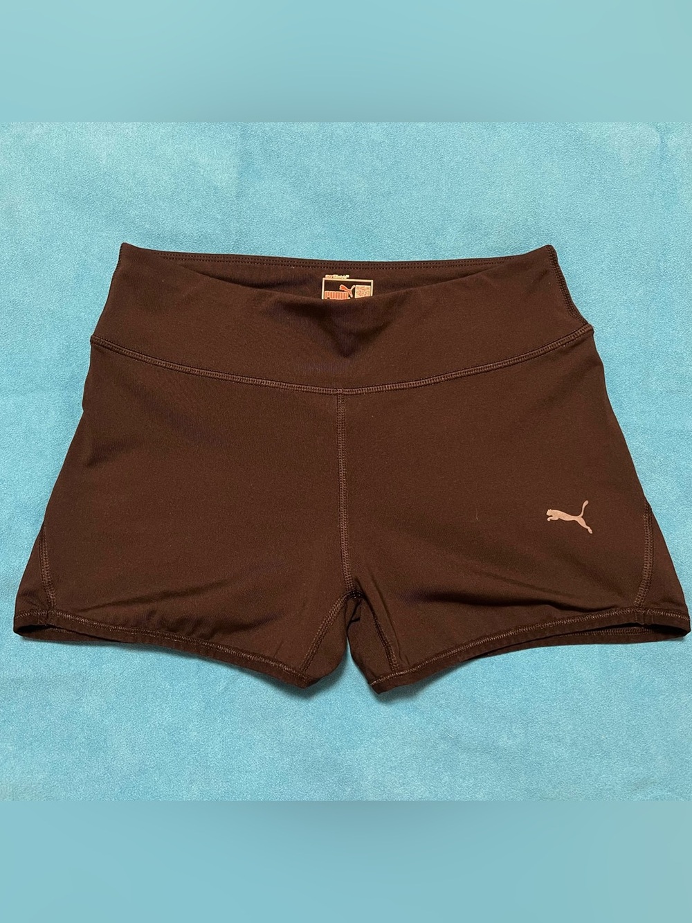 Puma Black Women's Bike Shorts with Subtle Logo